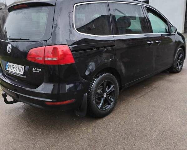 Черный Фольксваген Шаран, объемом двигателя 1.97 л и пробегом 288 тыс. км за 13800 $, фото 6 на Automoto.ua