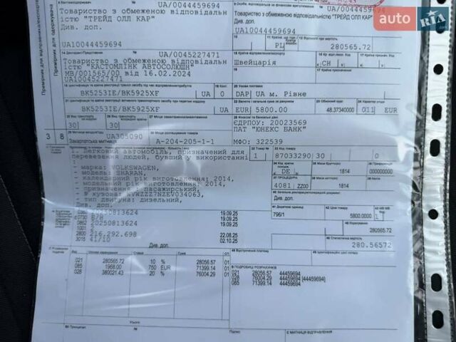 Чорний Фольксваген Шаран, об'ємом двигуна 2 л та пробігом 250 тис. км за 15900 $, фото 49 на Automoto.ua