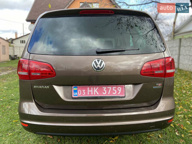 Коричневый Фольксваген Шаран, объемом двигателя 1.39 л и пробегом 198 тыс. км за 10800 $, фото 9 на Automoto.ua
