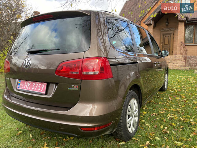 Коричневый Фольксваген Шаран, объемом двигателя 1.39 л и пробегом 198 тыс. км за 10800 $, фото 10 на Automoto.ua