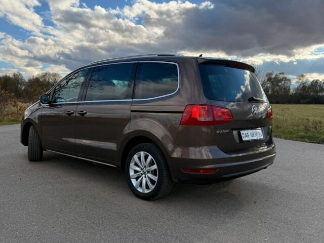 Коричневый Фольксваген Шаран, объемом двигателя 2 л и пробегом 199 тыс. км за 15300 $, фото 2 на Automoto.ua