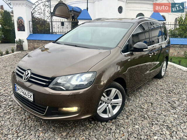 Коричневый Фольксваген Шаран, объемом двигателя 1.97 л и пробегом 322 тыс. км за 12400 $, фото 1 на Automoto.ua