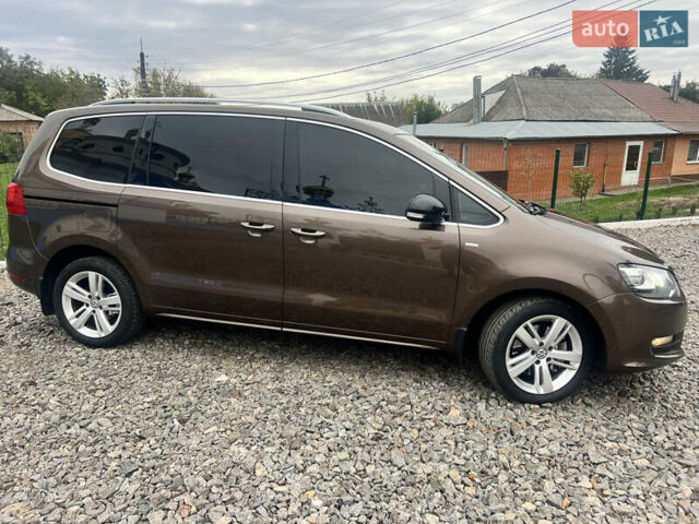 Коричневый Фольксваген Шаран, объемом двигателя 1.97 л и пробегом 322 тыс. км за 12400 $, фото 2 на Automoto.ua