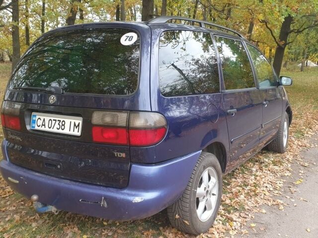 Фольксваген Шаран 1999 в Черкассах на Automoto.ua Синий Фольксваген Шаран, объемом двигателя 1.9 л и пробегом 379 тыс. км за 4200 $, фото 3 на Automoto.ua