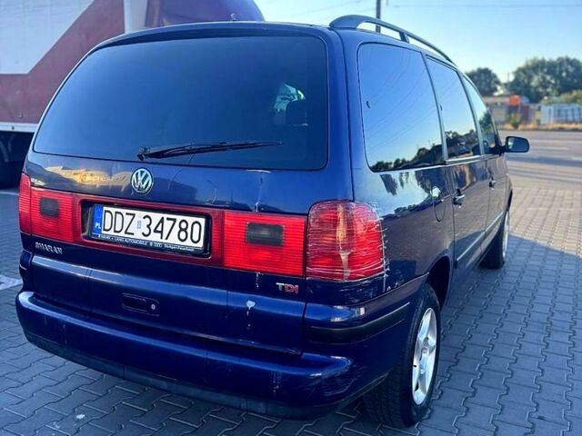 Синий Фольксваген Шаран, объемом двигателя 1.9 л и пробегом 286 тыс. км за 2450 $, фото 2 на Automoto.ua