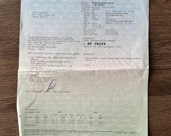 Синий Фольксваген Шаран, объемом двигателя 2 л и пробегом 270 тыс. км за 15900 $, фото 95 на Automoto.ua