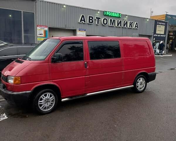 Червоний Фольксваген T4 (Transporter) пасс., об'ємом двигуна 1.9 л та пробігом 365 тис. км за 6000 $, фото 6 на Automoto.ua