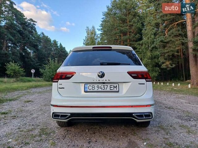 Білий Фольксваген Tiguan Allspace, об'ємом двигуна 2 л та пробігом 20 тис. км за 32000 $, фото 12 на Automoto.ua