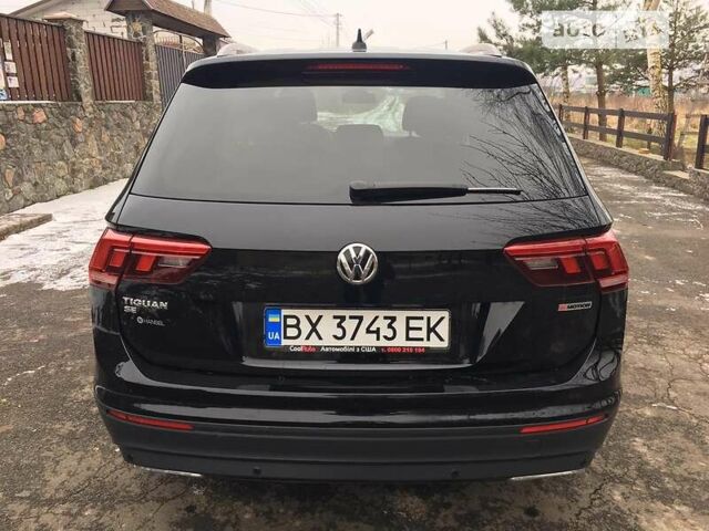 Чорний Фольксваген Tiguan Allspace, об'ємом двигуна 2 л та пробігом 62 тис. км за 22700 $, фото 7 на Automoto.ua