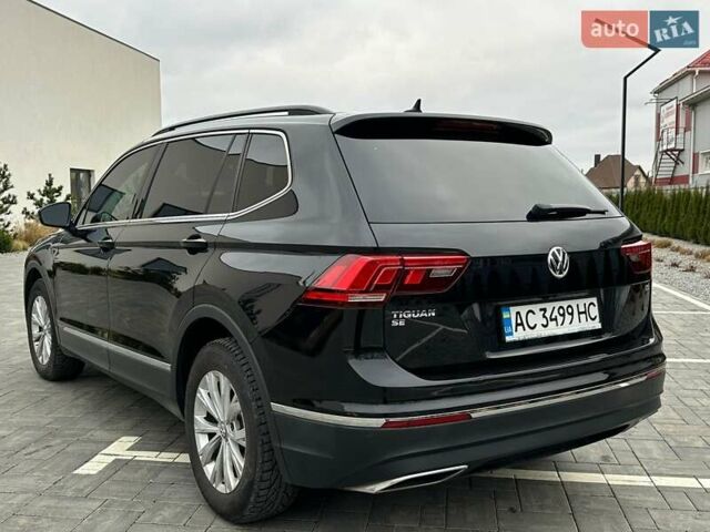 Черный Фольксваген Tiguan Allspace, объемом двигателя 1.98 л и пробегом 271 тыс. км за 16499 $, фото 4 на Automoto.ua