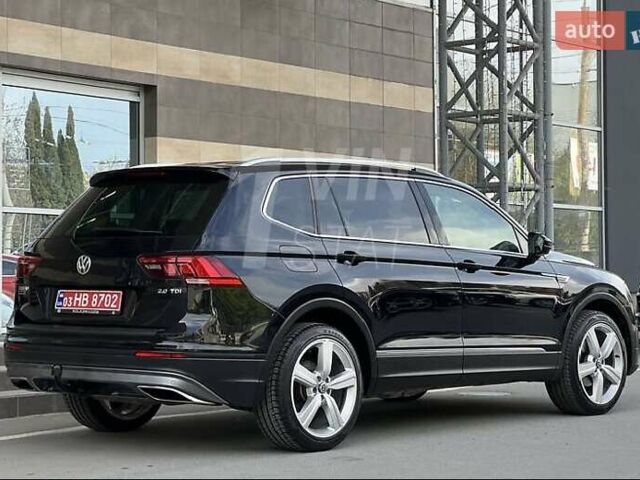 Черный Фольксваген Tiguan Allspace, объемом двигателя 1.97 л и пробегом 226 тыс. км за 22900 $, фото 2 на Automoto.ua
