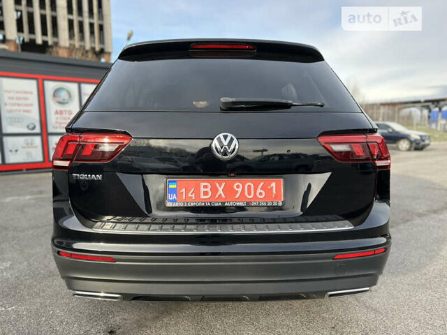 Черный Фольксваген Tiguan Allspace, объемом двигателя 2 л и пробегом 69 тыс. км за 16950 $, фото 7 на Automoto.ua