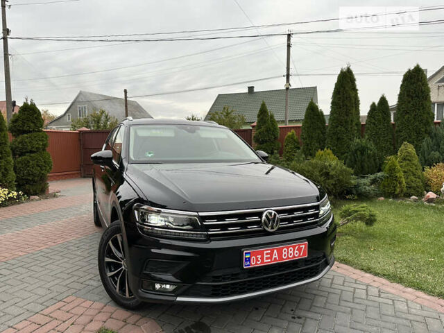 Чорний Фольксваген Tiguan Allspace, об'ємом двигуна 2 л та пробігом 210 тис. км за 25800 $, фото 75 на Automoto.ua