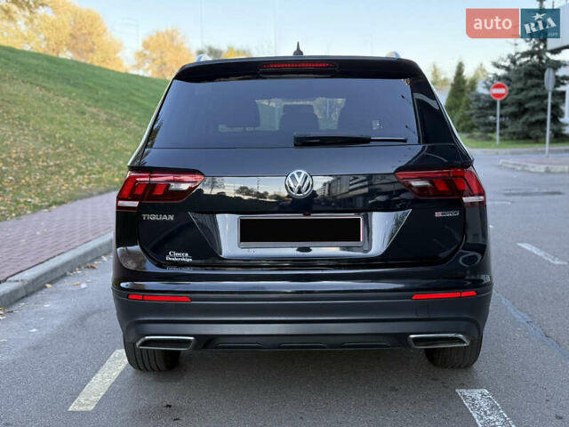 Черный Фольксваген Tiguan Allspace, объемом двигателя 2 л и пробегом 60 тыс. км за 19900 $, фото 11 на Automoto.ua