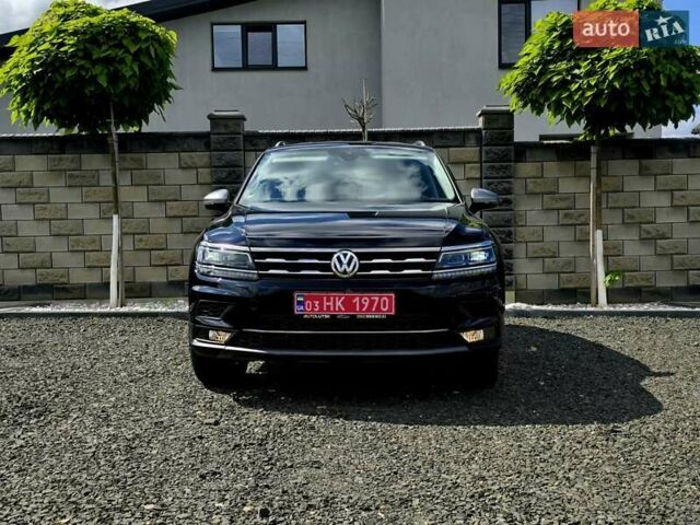 Черный Фольксваген Tiguan Allspace, объемом двигателя 1.98 л и пробегом 202 тыс. км за 27900 $, фото 18 на Automoto.ua