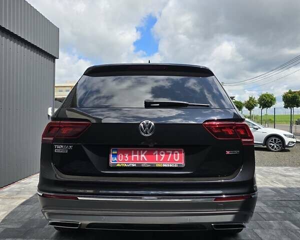Черный Фольксваген Tiguan Allspace, объемом двигателя 1.98 л и пробегом 202 тыс. км за 27900 $, фото 13 на Automoto.ua