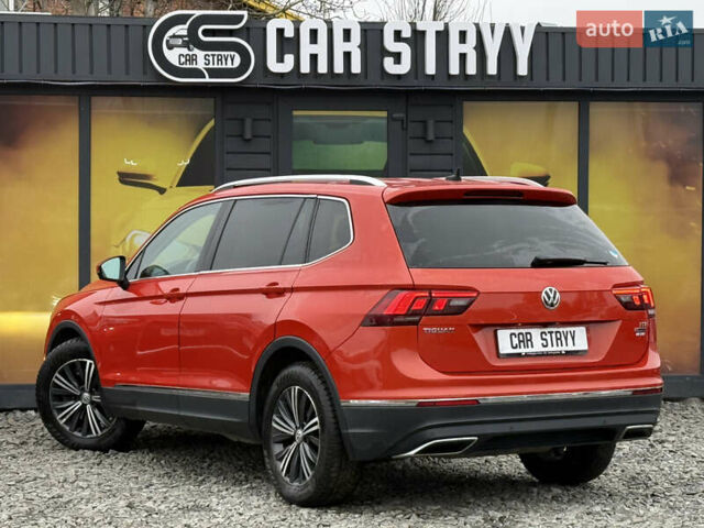 Червоний Фольксваген Tiguan Allspace, об'ємом двигуна 1.98 л та пробігом 136 тис. км за 17999 $, фото 17 на Automoto.ua