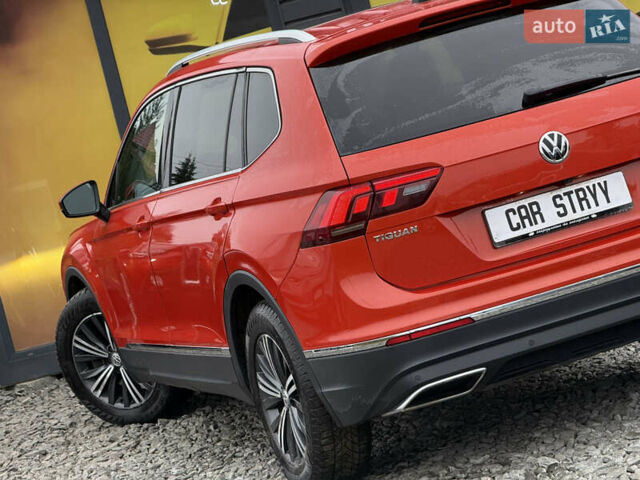 Червоний Фольксваген Tiguan Allspace, об'ємом двигуна 1.98 л та пробігом 136 тис. км за 17999 $, фото 18 на Automoto.ua