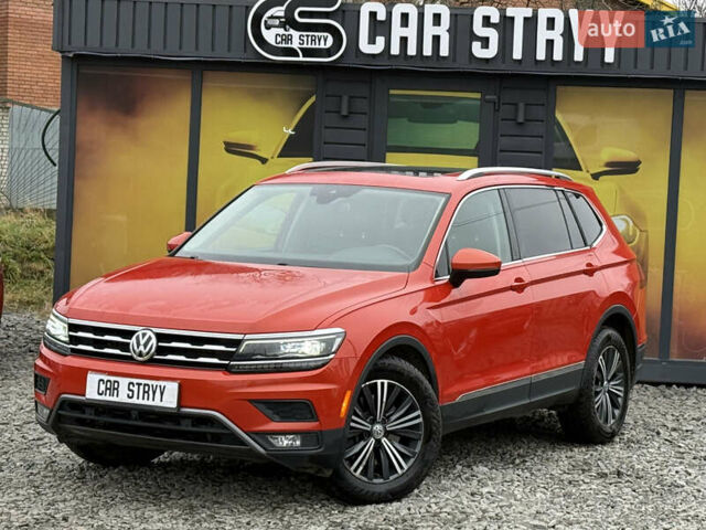 Червоний Фольксваген Tiguan Allspace, об'ємом двигуна 1.98 л та пробігом 136 тис. км за 17999 $, фото 11 на Automoto.ua