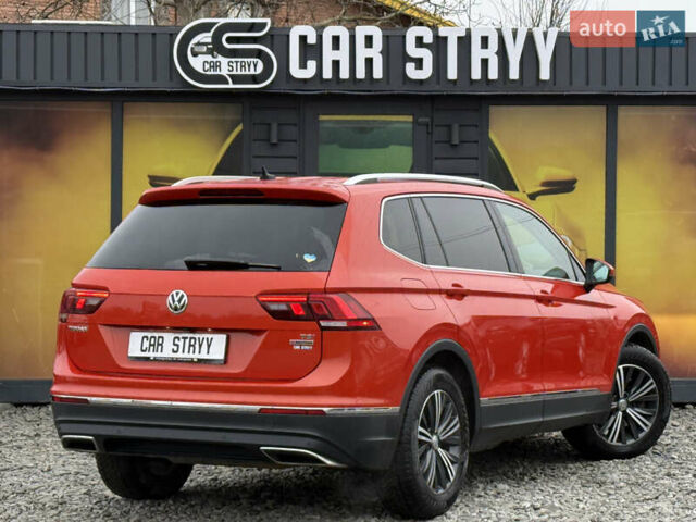 Червоний Фольксваген Tiguan Allspace, об'ємом двигуна 1.98 л та пробігом 136 тис. км за 17999 $, фото 3 на Automoto.ua