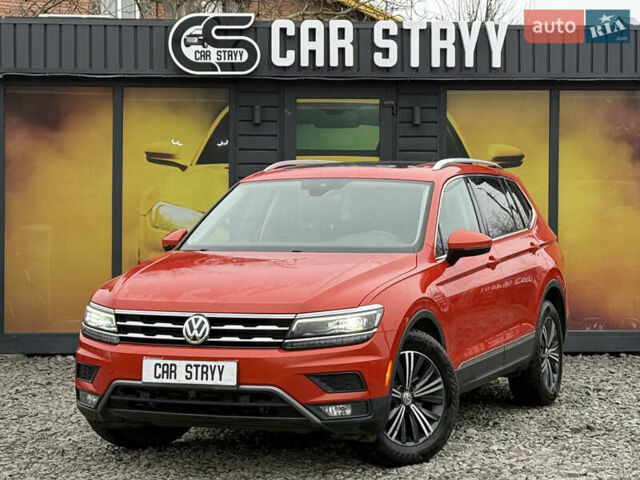 Червоний Фольксваген Tiguan Allspace, об'ємом двигуна 1.98 л та пробігом 136 тис. км за 17999 $, фото 1 на Automoto.ua