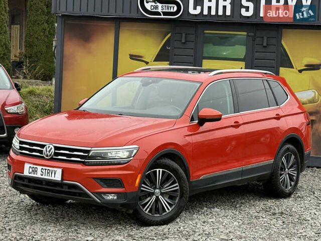 Червоний Фольксваген Tiguan Allspace, об'ємом двигуна 1.98 л та пробігом 136 тис. км за 17999 $, фото 13 на Automoto.ua