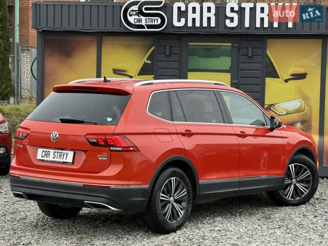 Червоний Фольксваген Tiguan Allspace, об'ємом двигуна 1.98 л та пробігом 136 тис. км за 17999 $, фото 25 на Automoto.ua