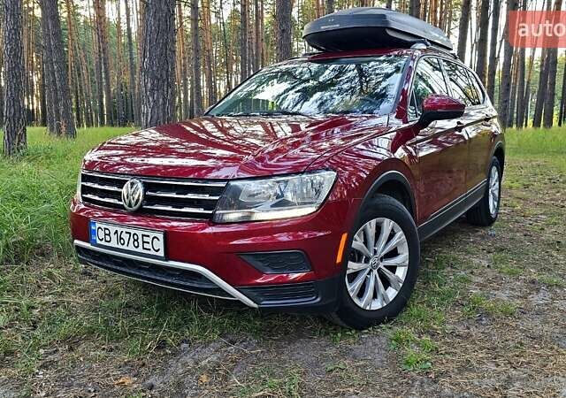 Красный Фольксваген Tiguan Allspace, объемом двигателя 1.98 л и пробегом 139 тыс. км за 19100 $, фото 3 на Automoto.ua