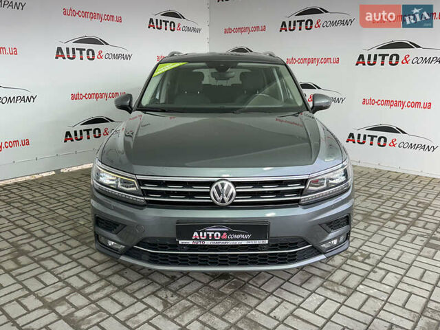 Серый Фольксваген Tiguan Allspace, объемом двигателя 2 л и пробегом 155 тыс. км за 28450 $, фото 1 на Automoto.ua