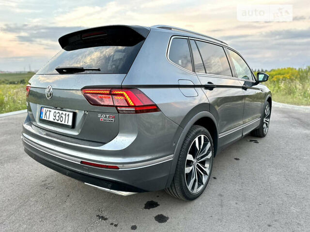 Сірий Фольксваген Tiguan Allspace, об'ємом двигуна 2 л та пробігом 91 тис. км за 36850 $, фото 7 на Automoto.ua