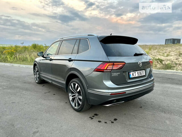 Сірий Фольксваген Tiguan Allspace, об'ємом двигуна 2 л та пробігом 91 тис. км за 36850 $, фото 4 на Automoto.ua