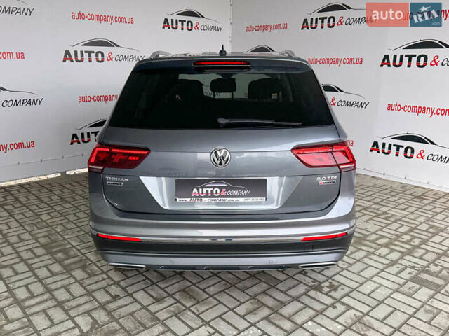 Серый Фольксваген Tiguan Allspace, объемом двигателя 2 л и пробегом 155 тыс. км за 28450 $, фото 3 на Automoto.ua