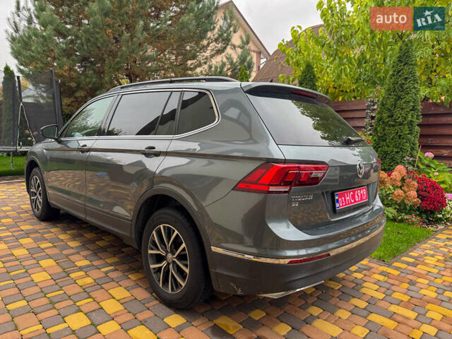 Сірий Фольксваген Tiguan Allspace, об'ємом двигуна 2 л та пробігом 112 тис. км за 22500 $, фото 7 на Automoto.ua