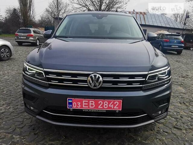 Сірий Фольксваген Tiguan Allspace, об'ємом двигуна 2 л та пробігом 195 тис. км за 28700 $, фото 1 на Automoto.ua