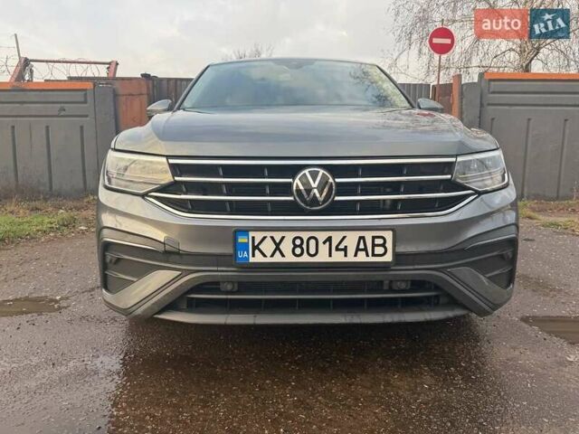Серый Фольксваген Tiguan Allspace, объемом двигателя 1.98 л и пробегом 45 тыс. км за 25800 $, фото 6 на Automoto.ua