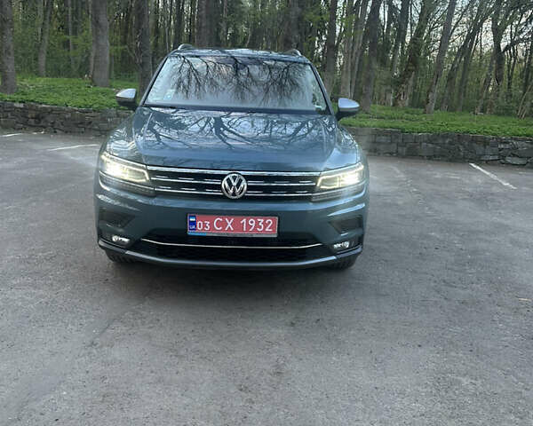 Синий Фольксваген Tiguan Allspace, объемом двигателя 2 л и пробегом 188 тыс. км за 30000 $, фото 20 на Automoto.ua