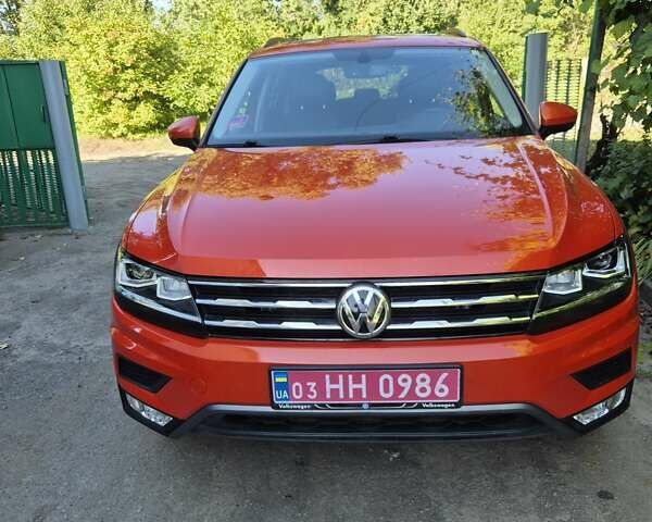 Оранжевый Фольксваген Tiguan Allspace, объемом двигателя 2 л и пробегом 175 тыс. км за 18500 $, фото 7 на Automoto.ua