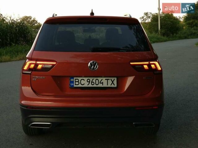 Фольксваген Tiguan Allspace 2019 в Львове на Automoto.ua Оранжевый Фольксваген Tiguan Allspace, объемом двигателя 2 л и пробегом 107 тыс. км за 19600 $, фото 1 на Automoto.ua