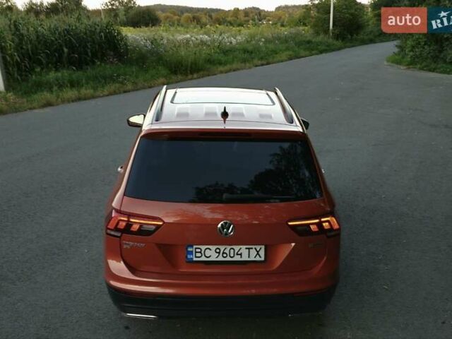 Фольксваген Tiguan Allspace 2019 в Львове на Automoto.ua Оранжевый Фольксваген Tiguan Allspace, объемом двигателя 2 л и пробегом 107 тыс. км за 19600 $, фото 7 на Automoto.ua