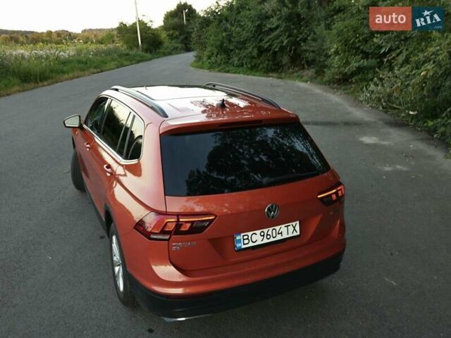 Фольксваген Tiguan Allspace 2019 в Львове на Automoto.ua Оранжевый Фольксваген Tiguan Allspace, объемом двигателя 2 л и пробегом 107 тыс. км за 19600 $, фото 8 на Automoto.ua