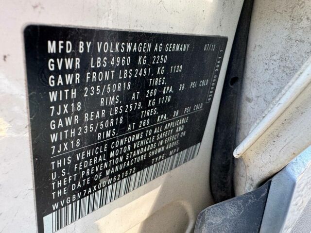 Білий Фольксваген Тігуан, об'ємом двигуна 2 л та пробігом 202 тис. км за 9200 $, фото 9 на Automoto.ua