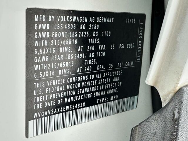 Білий Фольксваген Тігуан, об'ємом двигуна 2 л та пробігом 201 тис. км за 10300 $, фото 9 на Automoto.ua