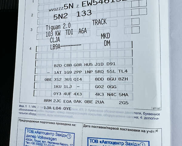 Белый Фольксваген Тигуан, объемом двигателя 1.99 л и пробегом 238 тыс. км за 15600 $, фото 18 на Automoto.ua