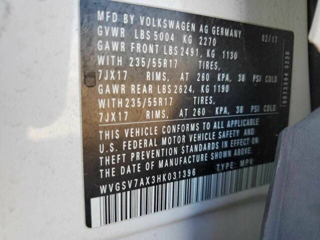 Білий Фольксваген Тігуан, об'ємом двигуна 2 л та пробігом 130 тис. км за 2900 $, фото 11 на Automoto.ua