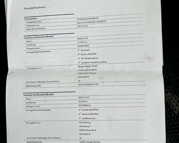 Белый Фольксваген Тигуан, объемом двигателя 2 л и пробегом 210 тыс. км за 23999 $, фото 63 на Automoto.ua