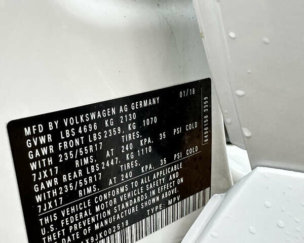 Белый Фольксваген Тигуан, объемом двигателя 1.98 л и пробегом 135 тыс. км за 12899 $, фото 13 на Automoto.ua