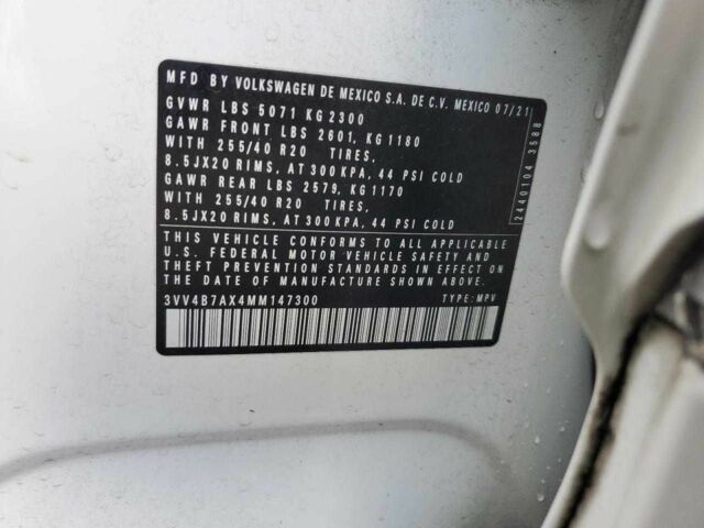 Білий Фольксваген Тігуан, об'ємом двигуна 2 л та пробігом 50 тис. км за 7000 $, фото 12 на Automoto.ua