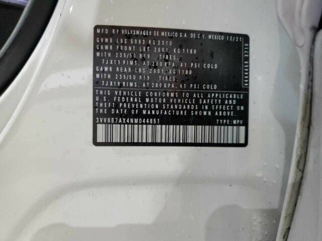 Білий Фольксваген Тігуан, об'ємом двигуна 2 л та пробігом 36 тис. км за 7000 $, фото 12 на Automoto.ua