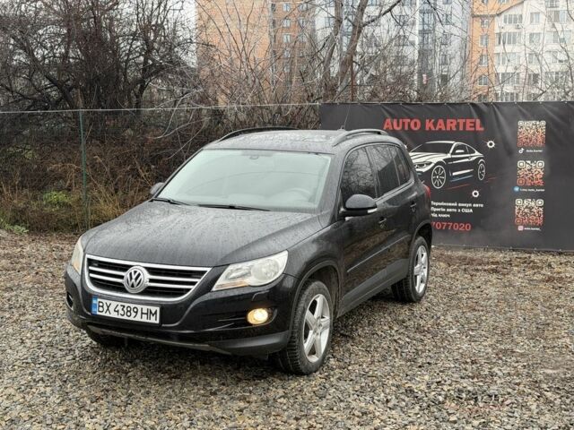 Черный Фольксваген Тигуан, объемом двигателя 2 л и пробегом 269 тыс. км за 10300 $, фото 1 на Automoto.ua