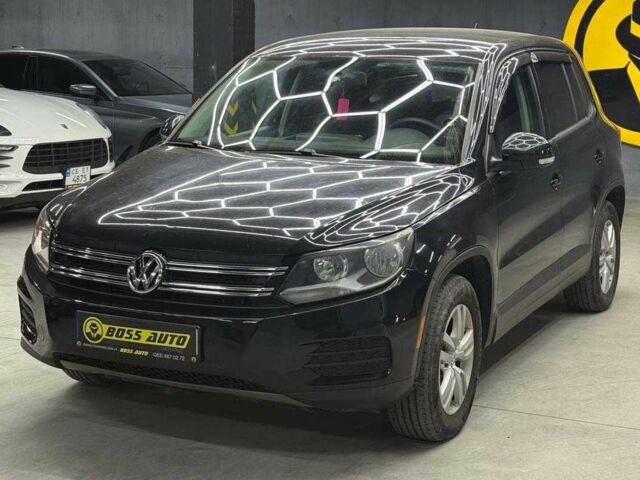 Черный Фольксваген Тигуан, объемом двигателя 2 л и пробегом 186 тыс. км за 12300 $, фото 2 на Automoto.ua